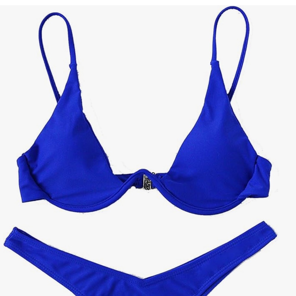 Fashion Nova ~ Underwire Bikini Top - Royal Blue